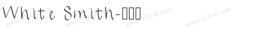 White Smith字体转换